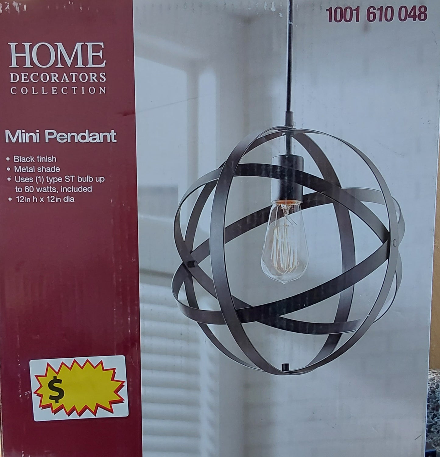 Home Decorators Mini Pendant #1001610048