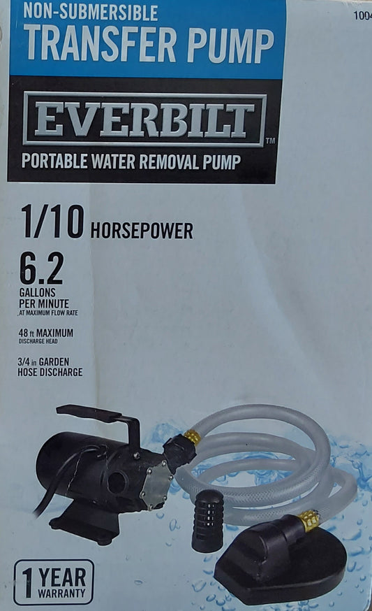EVERBILT Non-Submersible Transfer Pump 1004181634