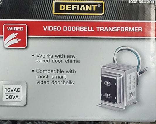 DEFIANT VIDEO DOORBELL  TRANSFORMER # 1008644309