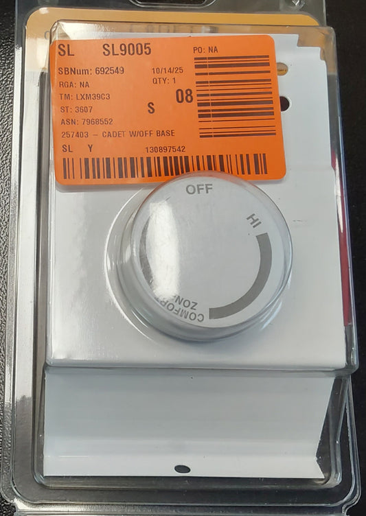 Cadet- Built-in Baseboard Thermostat 08734