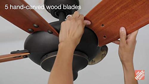 Home Decorator 51748 48" Altura Indoor/Outdoor Oil-Rubbed Bronze Ceiling Fan