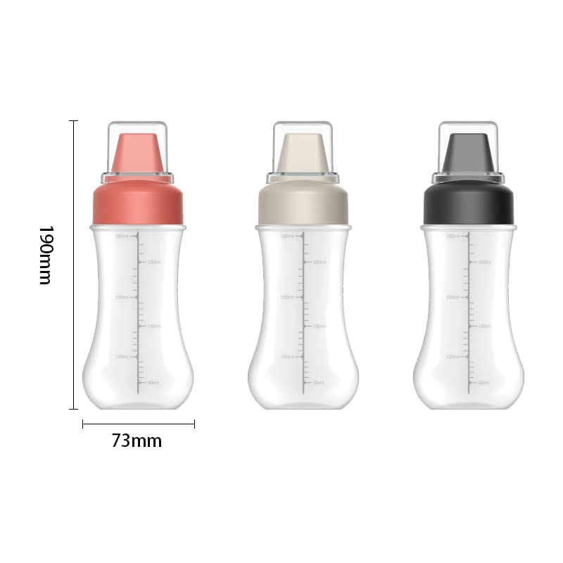 Uneedb Condiment Squeeze Bottles 5 Hole Nozzles 11.8oz/350ml Sauce Squeeze Bottle, Ketchup Bottles Squeeze for Ketchup, Sauces, Syrup, BBQ, Kitchen