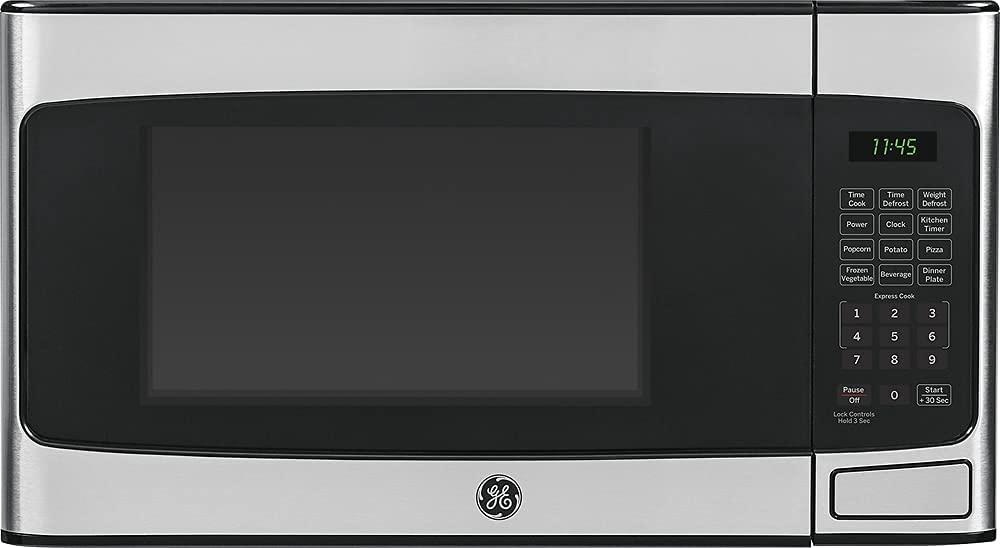 GE JES1145SHSS 1.1 Cu. Ft. Capacity Countertop Microwave, Stainless Steel