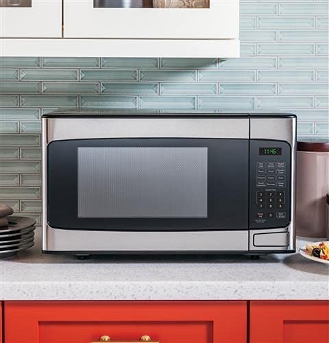 GE JES1145SHSS 1.1 Cu. Ft. Capacity Countertop Microwave, Stainless Steel