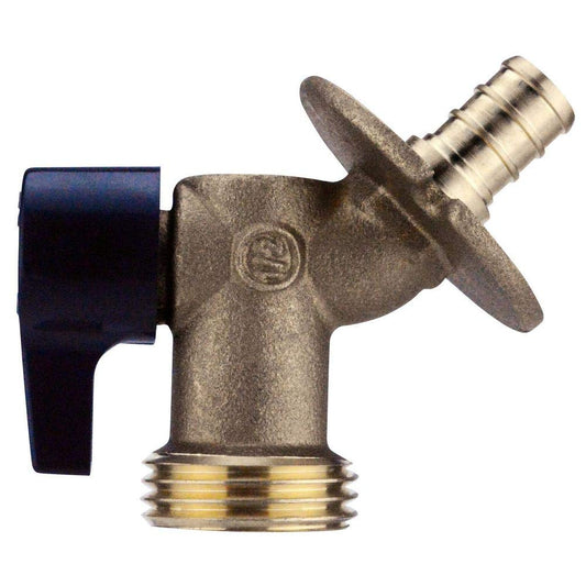 1/2 in. Brass PEX Barb x 3/4 in. Garden Hose Thread Quarter-Turn Sillcock