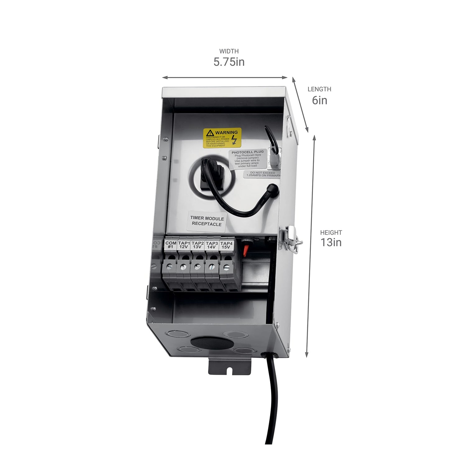 KICHLER Contractor Series 150W Transformer Stainless Steel