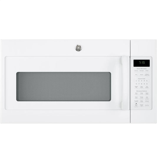 GE JVM7195DKWW 1.9 Cu. Ft. White Over-the-Range Microwave