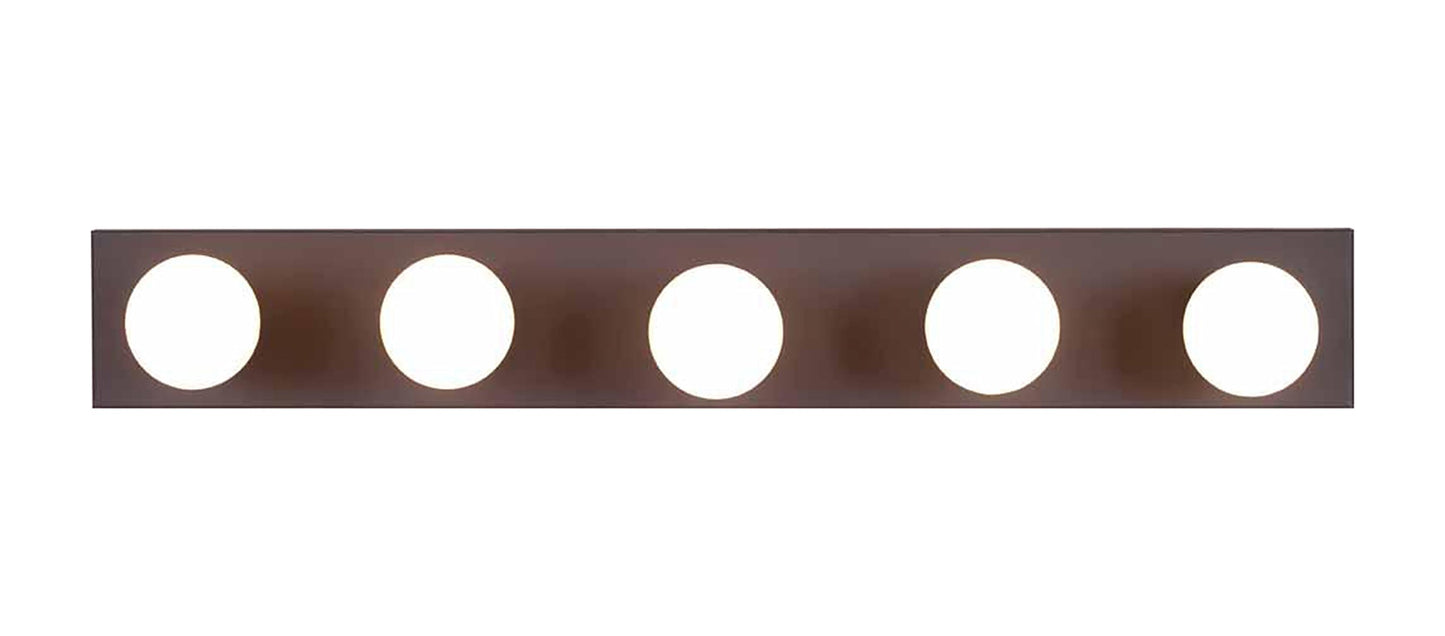 Volume Lighting V1025 5-Light Indoor Bath/Vanity Light Bar