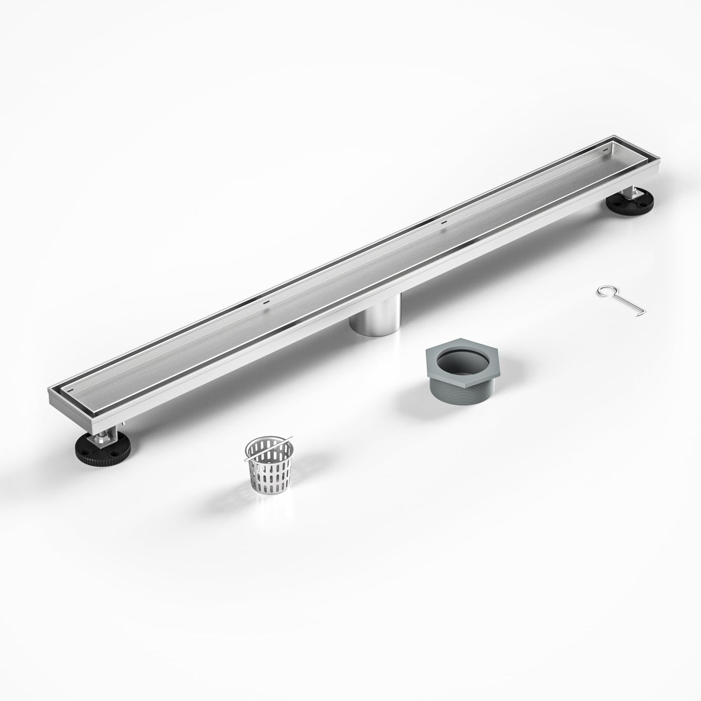 Brushed Bochni Linear Shower Drain Variations