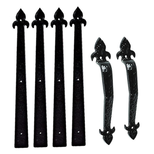 Everbilt Premium Decorative Black Garage Hardware Kit