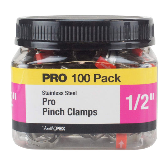 Apollo Valves PXPRO12100JR Pinch Clamp, Stainless Steel