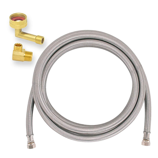 Eastman Stainless Steel Dishwasher Connector - 3/8" x 3/8"