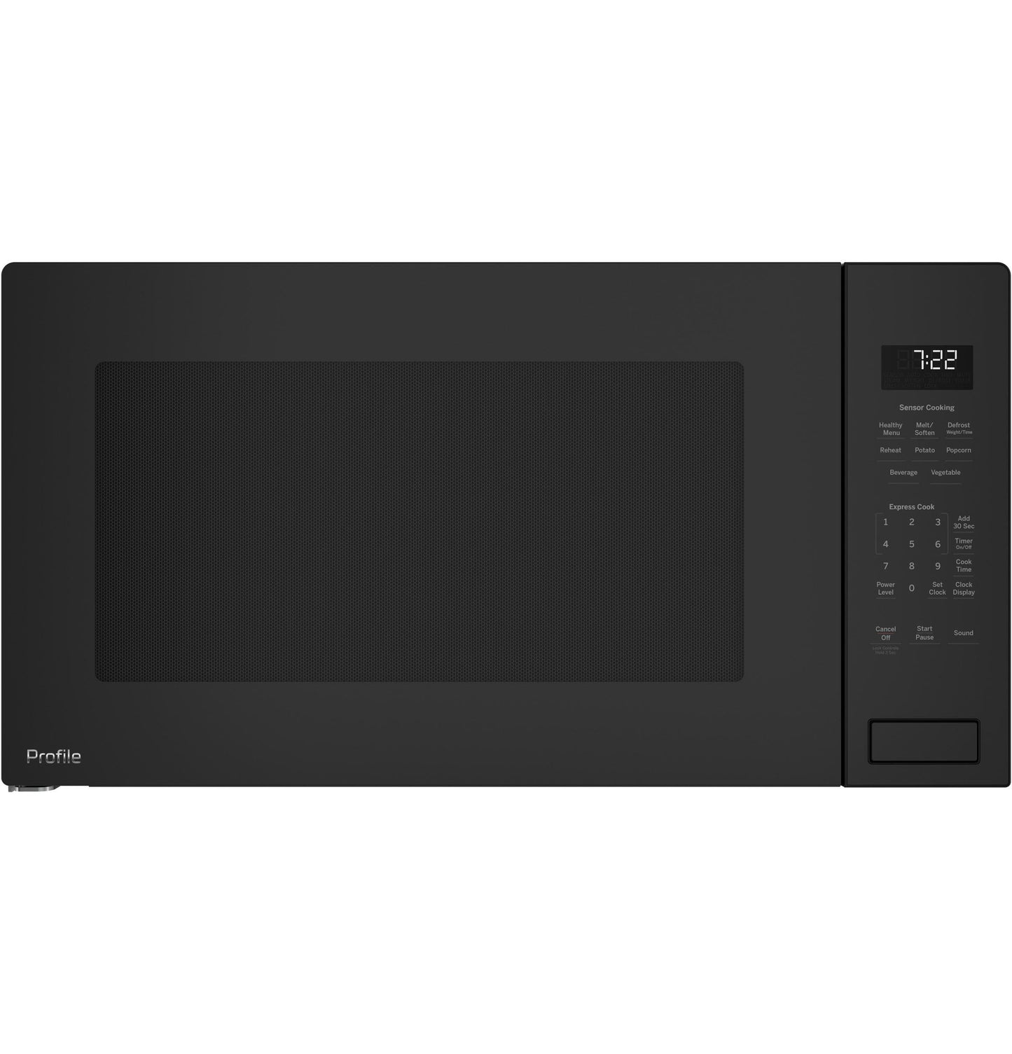 GE PEB7227ANDD 25 Inch Bult-in Microwave Oven, Gray