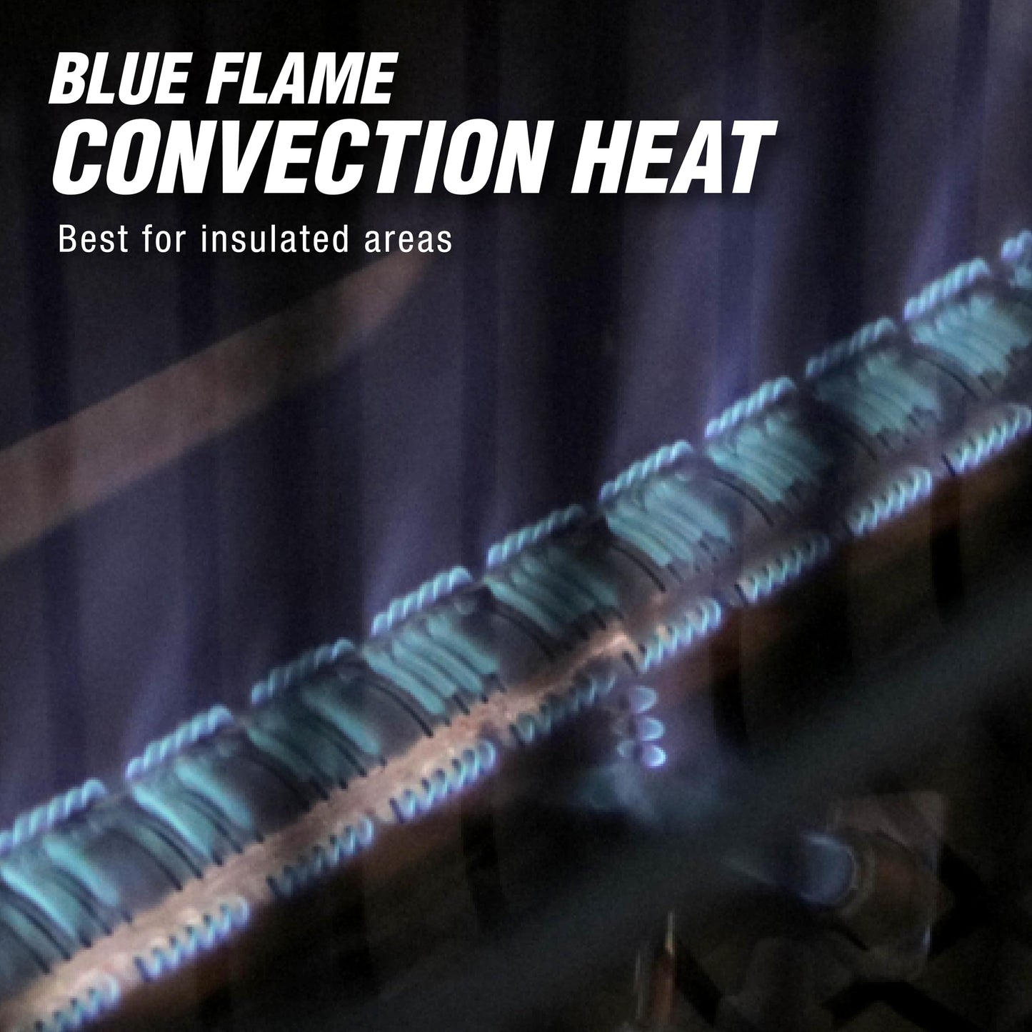 Mr. Heater 20,000 Btu Vent Free Blue Flame Dual Fuel Heater, White