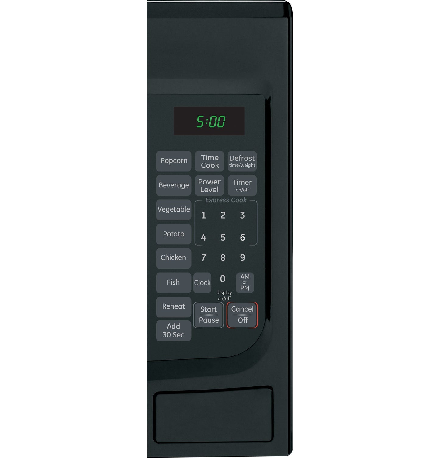 GE APPLIANCES JES1460DSBB Countertop Microwave, 1.4 cu. ft, black