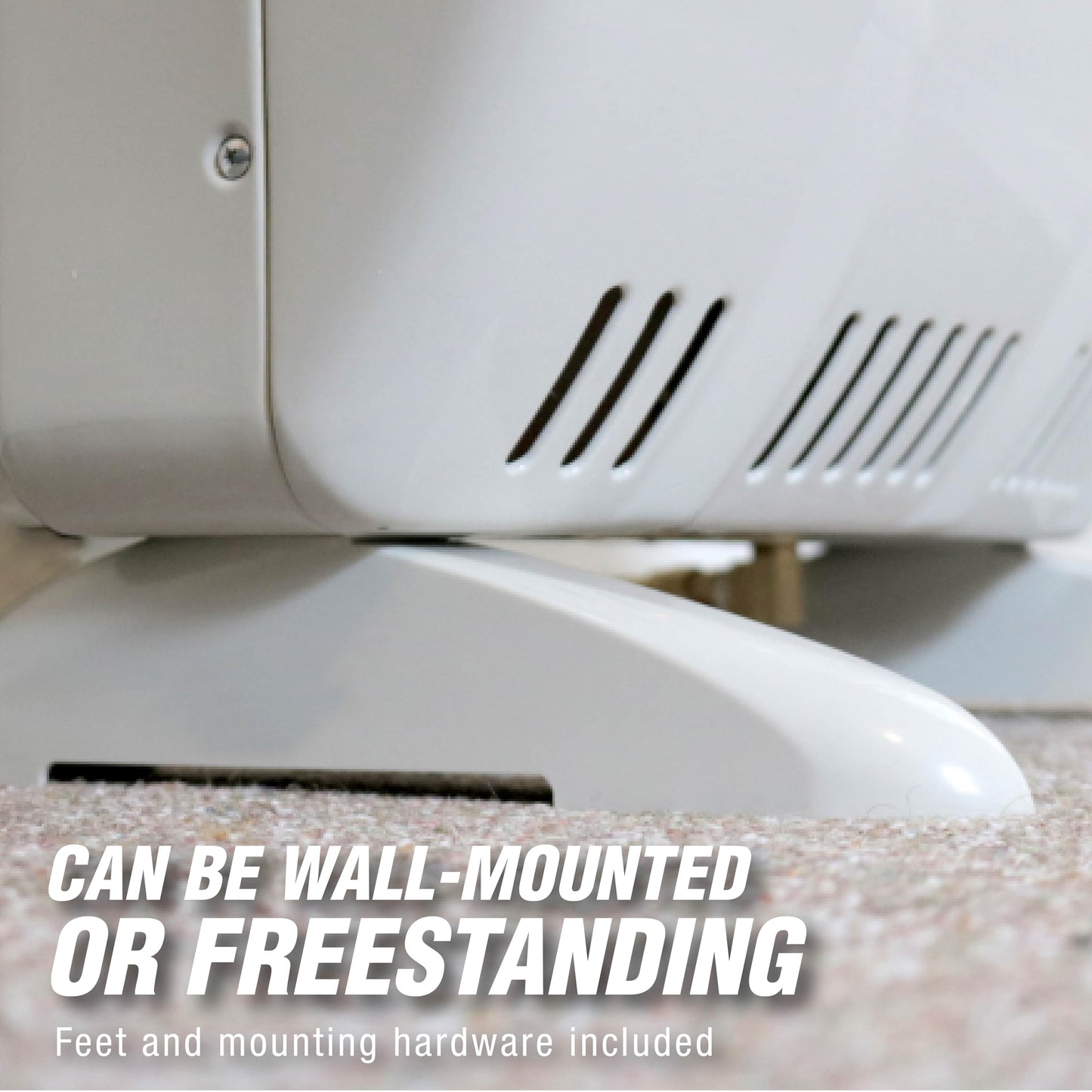 Mr. Heater 20,000 Btu Vent Free Blue Flame Dual Fuel Heater, White