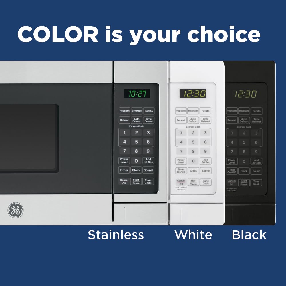 GE Countertop Microwave Oven | 0.7 Cubic Feet Capacity, 700 Watts | Kitchen Essentials for The Countertop or Dorm Room