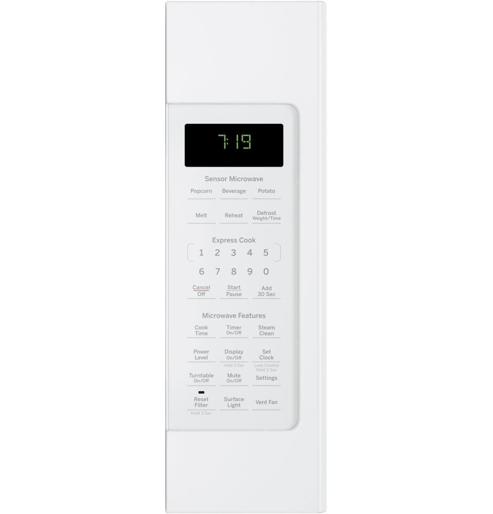 GE JVM7195DKWW 1.9 Cu. Ft. White Over-the-Range Microwave