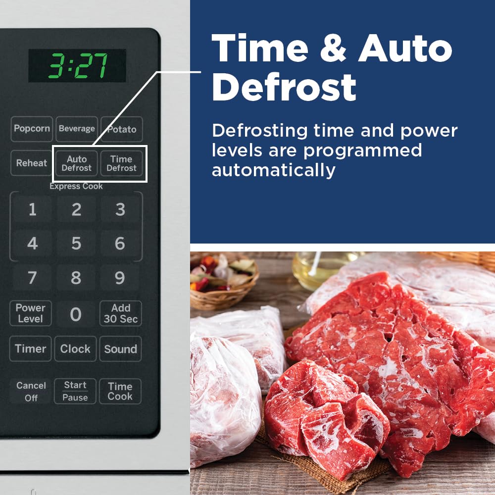 GE Countertop Microwave Oven | 0.7 Cubic Feet Capacity, 700 Watts | Kitchen Essentials for The Countertop or Dorm Room