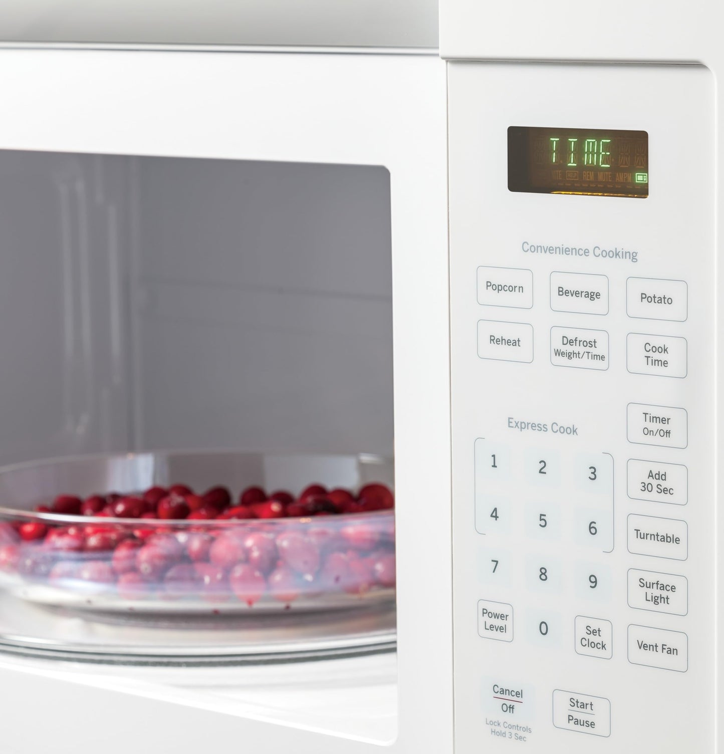 GE JVM3160DFWW 1.6 Cu. Ft. Over-the-Range Microwave Oven