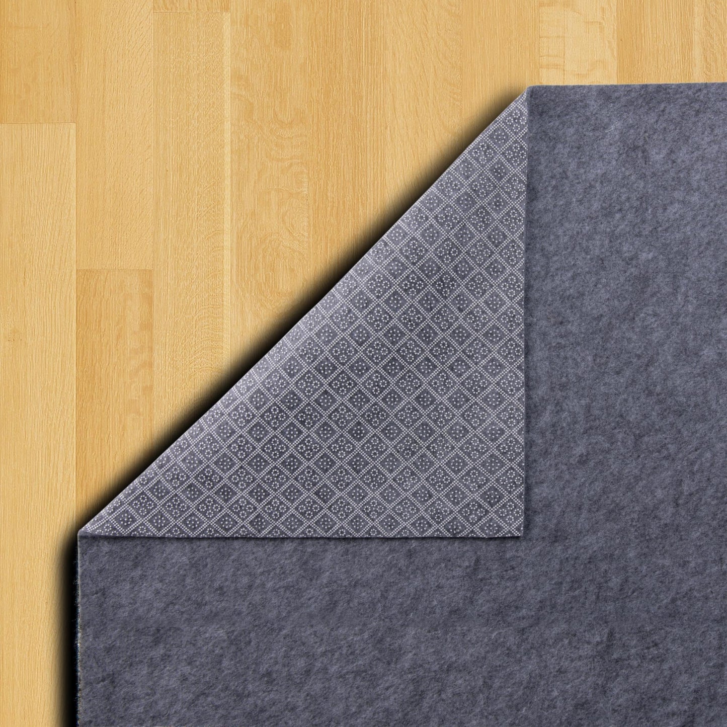 Unique Loom Uni-Luxe Dual Surface Felt and Rubber Non-Slip Rug Pad 1/4" Thick